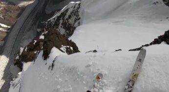 Primer descenso del K2 con esquís