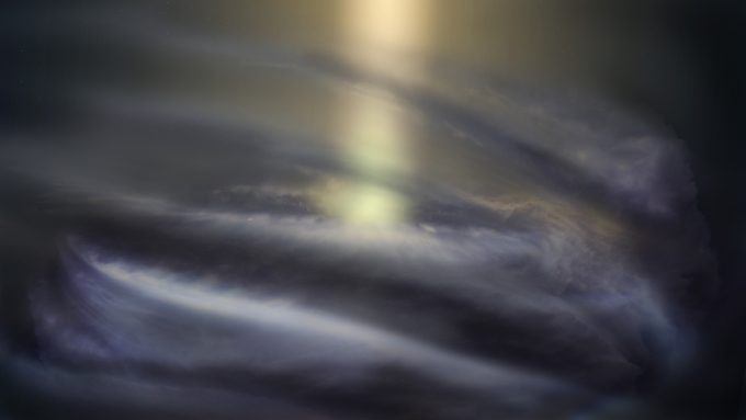 Anillo frío y nebuloso observado alrededor del agujero negro supermasivo de la Vía Láctea.