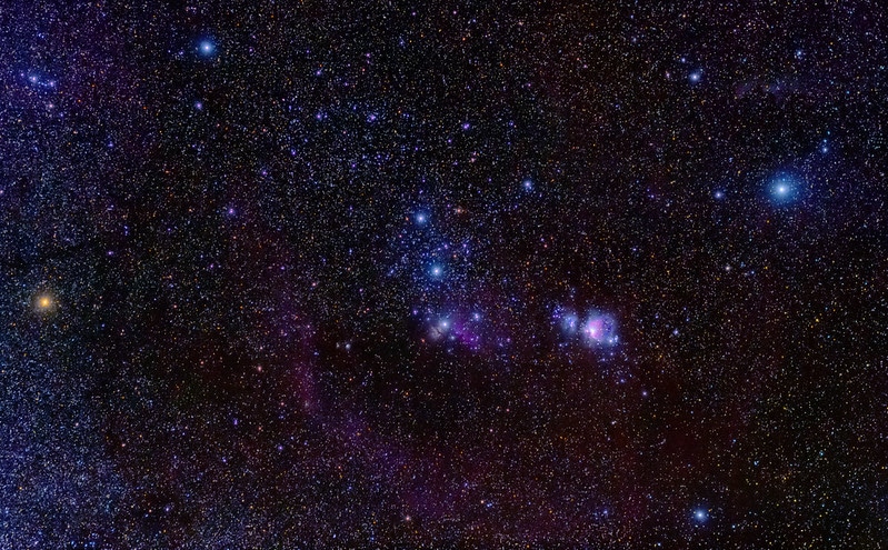 La Constelación de Orión desde Santa Fe