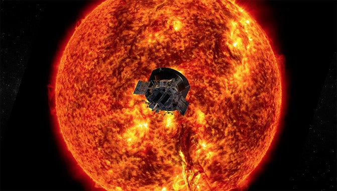 La Sonda Parker de la NASA consigue por primera vez adentrarse en la atmósfera del Sol