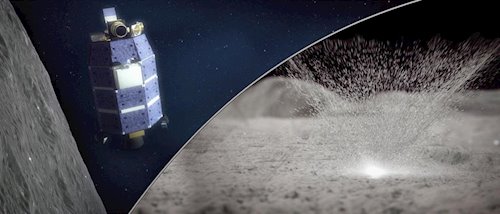 Una lluvia de meteoritos libera agua en la Luna