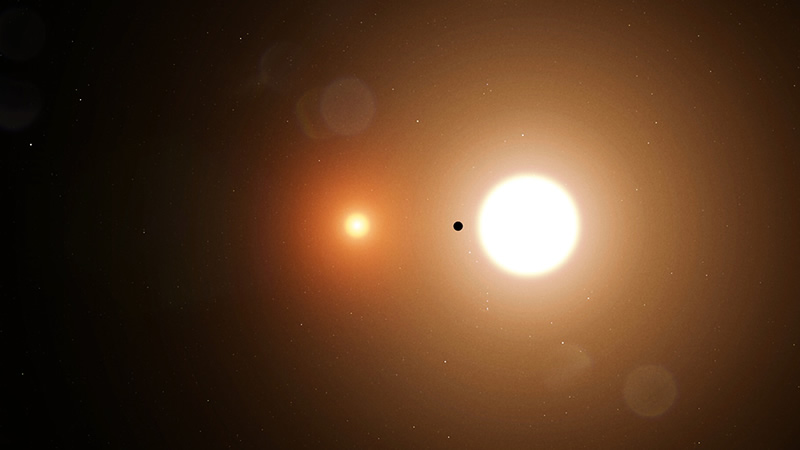 TOI 1338b, un nuevo mundo que orbita alrededor de dos estrellas