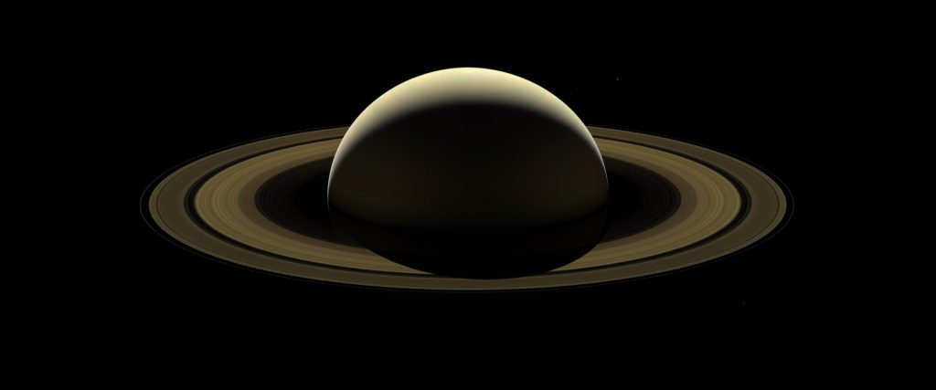 Cassini s farewell mosaic of Saturn pillars