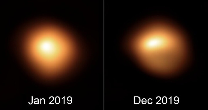 El brillo y la forma de la estrella Betelgeuse estan cambiando image 380