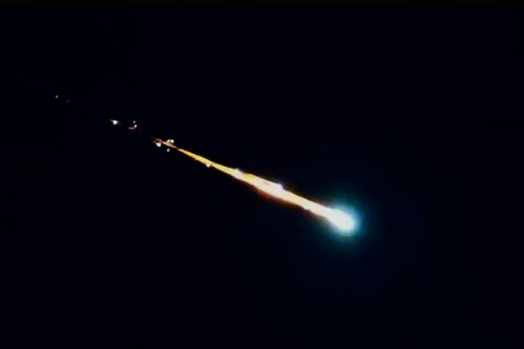 meteorito martes 18 de febrero Mexico