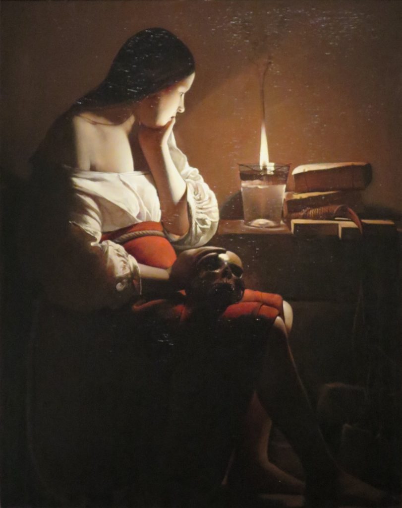 Magdalen with the Smoking Flame c1640 Georges de La Tour