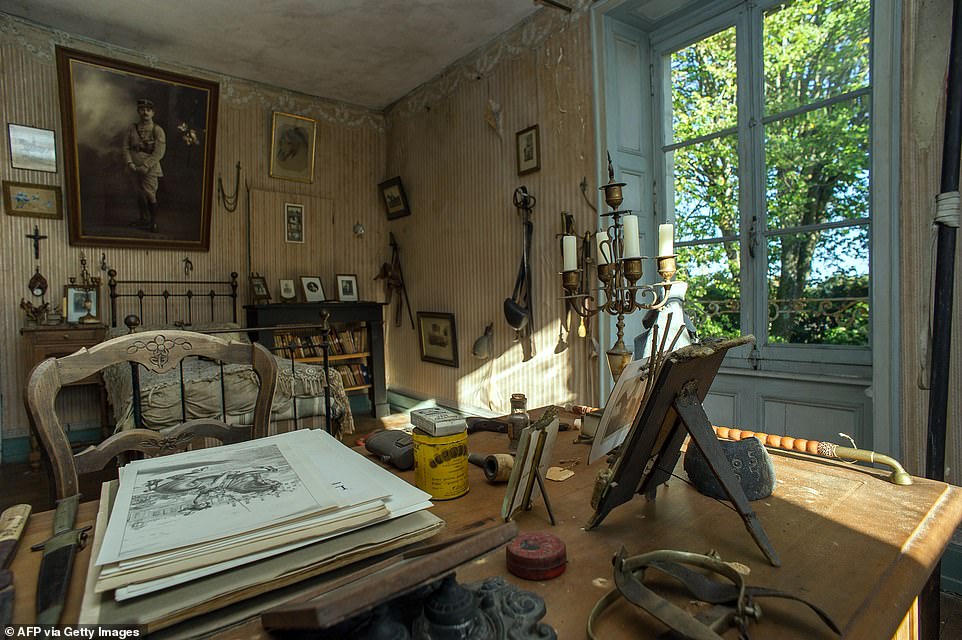 La habitación de un soldado que murió en la I Guerra Mundial sigue intacta