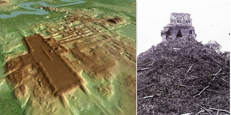 Hallan el monumento maya más grande y antiguo conocido