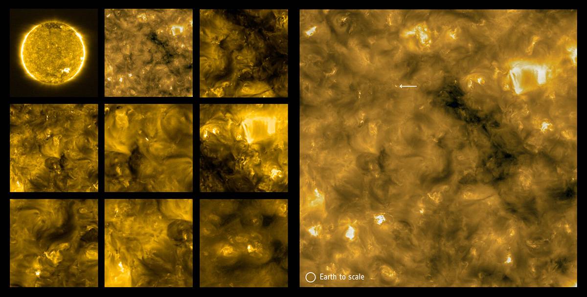 Las imágenes más cercanas del Sol revelan “hogueras” en su superficie