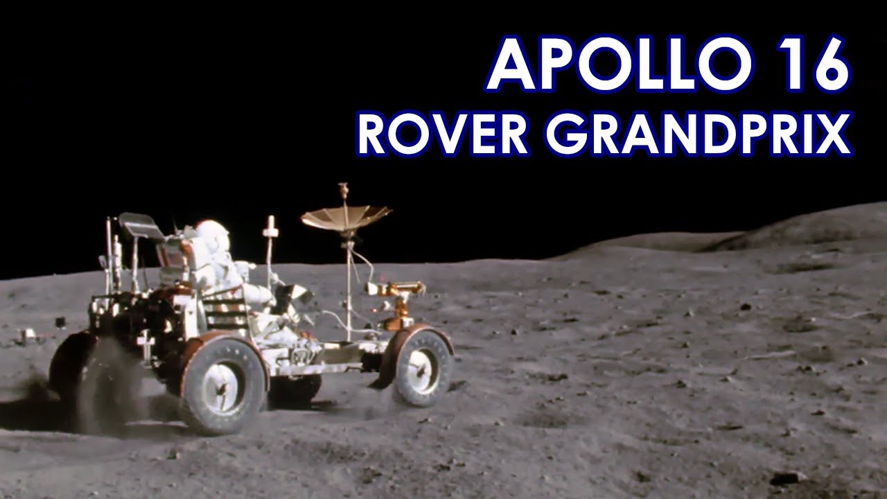 Increíble mejora a 4k de las imágenes del Lunar Rover del Apolo 16