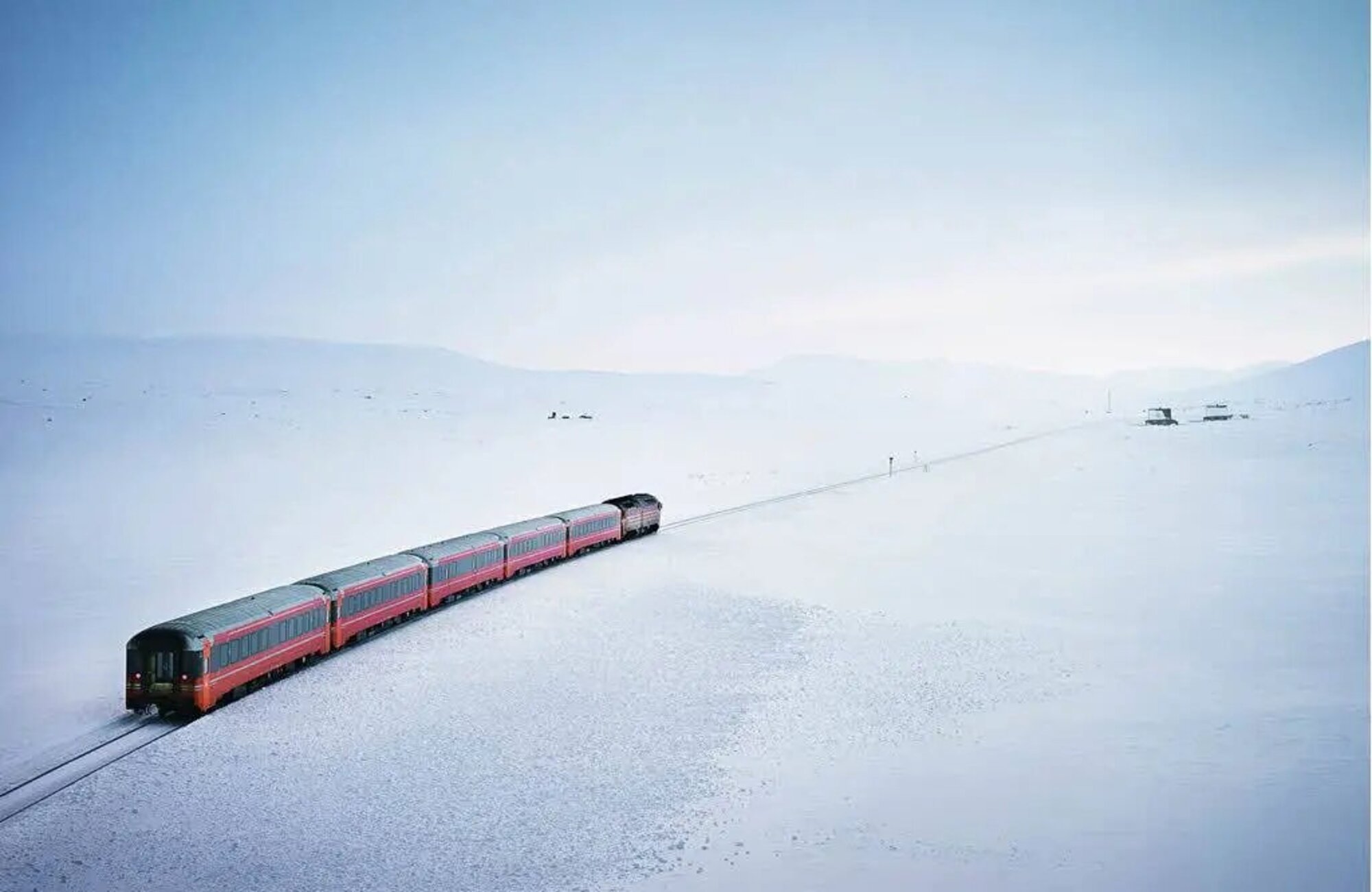 VÍDEO: El viaje completo al Círculo Polar Ártico a bordo de la cabina de un tren