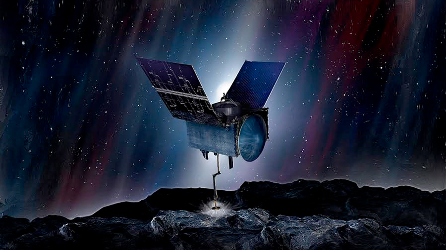 Misión histórica de la NASA: Contacto y despegue la nave OSIRIS-REx sobre el asteroide Bennu
