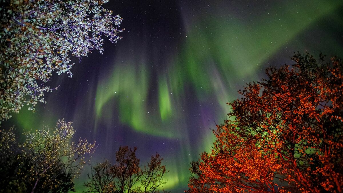 La imponente belleza de las auroras boreales de Múrmansk
