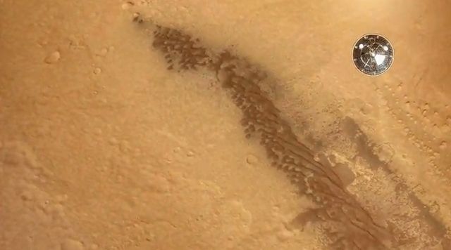NASA nos muestra las imágenes reales del descenso del rover Curiosity en Marte