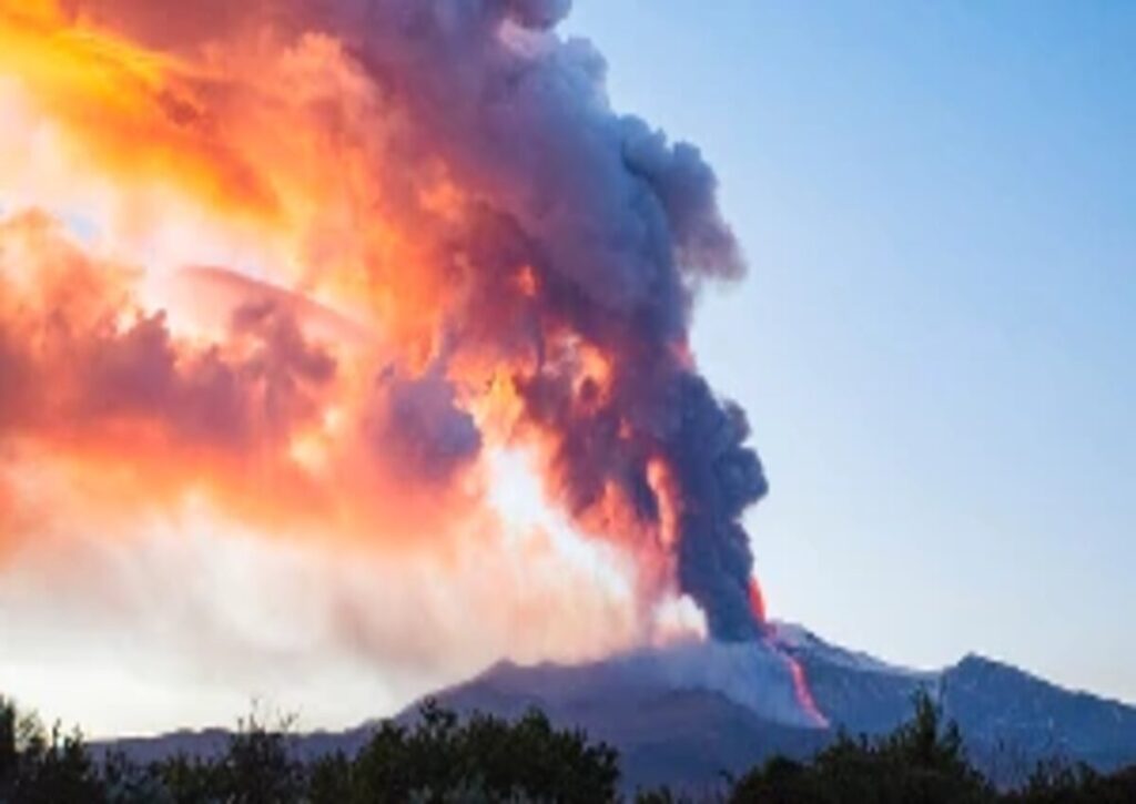 erupción del Etna