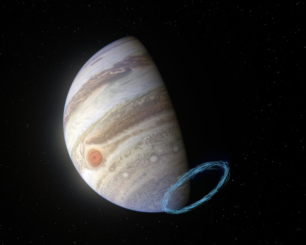 vientos estratosféricos de Júpiter