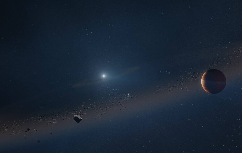 Hallado un nuevo planeta gigante gaseoso orbitando una enana blanca