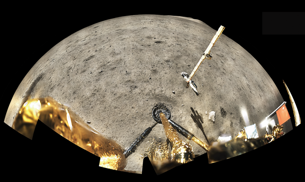 Las muestras traidas por la nave Chang e 5 indican un vulcanismo tardio en la Luna