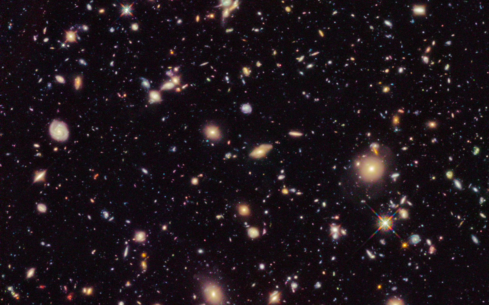 Recorre el Campo Ultra Profundo del Telescopio Espacial Hubble