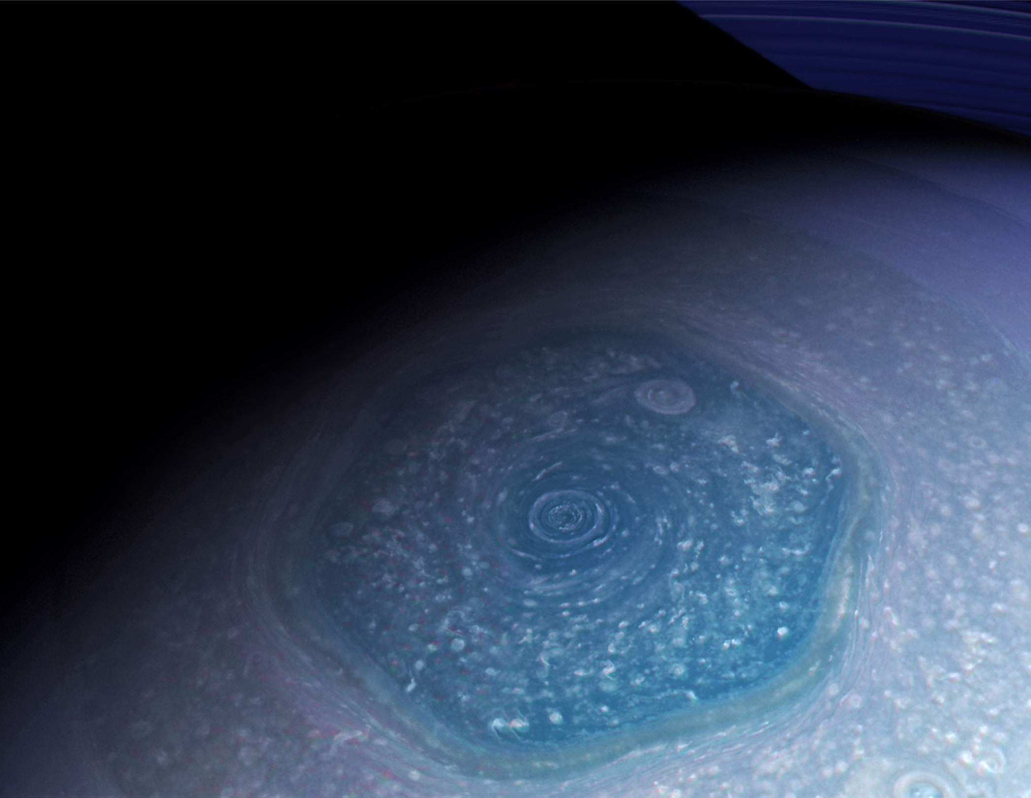 El gigantesco hexágono en el polo norte de Saturno ya tiene una explicación