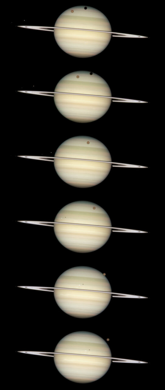 Transit sequence of Saturnian moons article