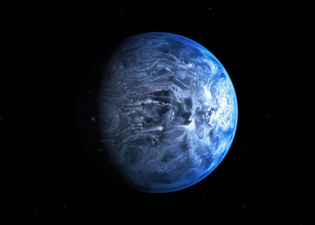 El telescopio Hubble descubre un exoplaneta azul celeste