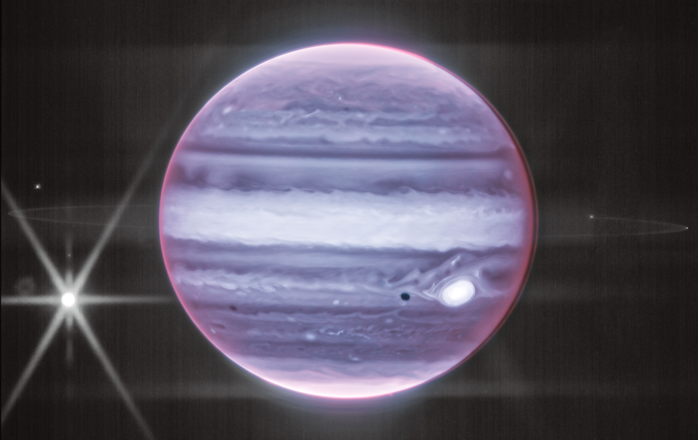 El telescopio espacial James Webb realiza una increíble captura de los anillos de Júpiter