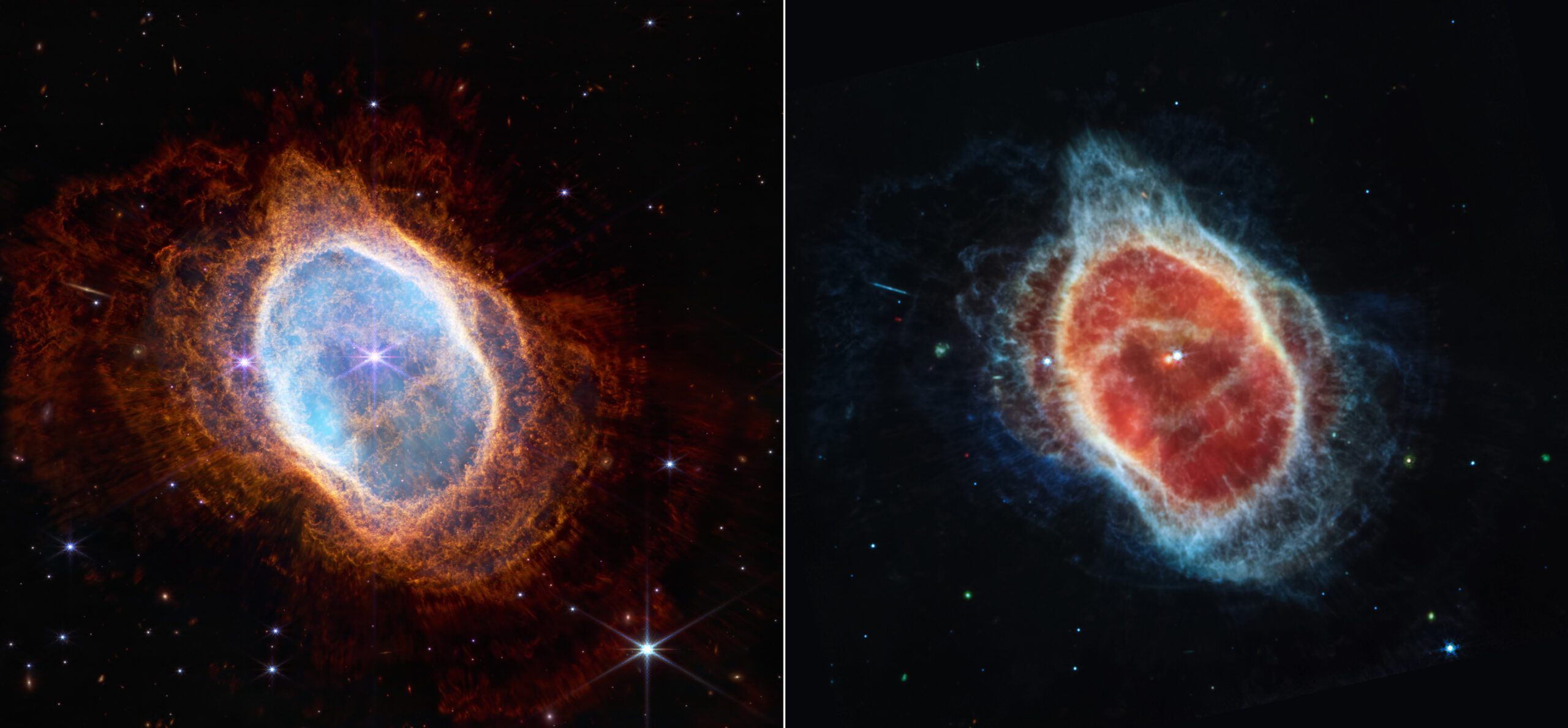 NASA: el telescopio James Webb capta a todo detalle el espectáculo final de una estrella moribunda
