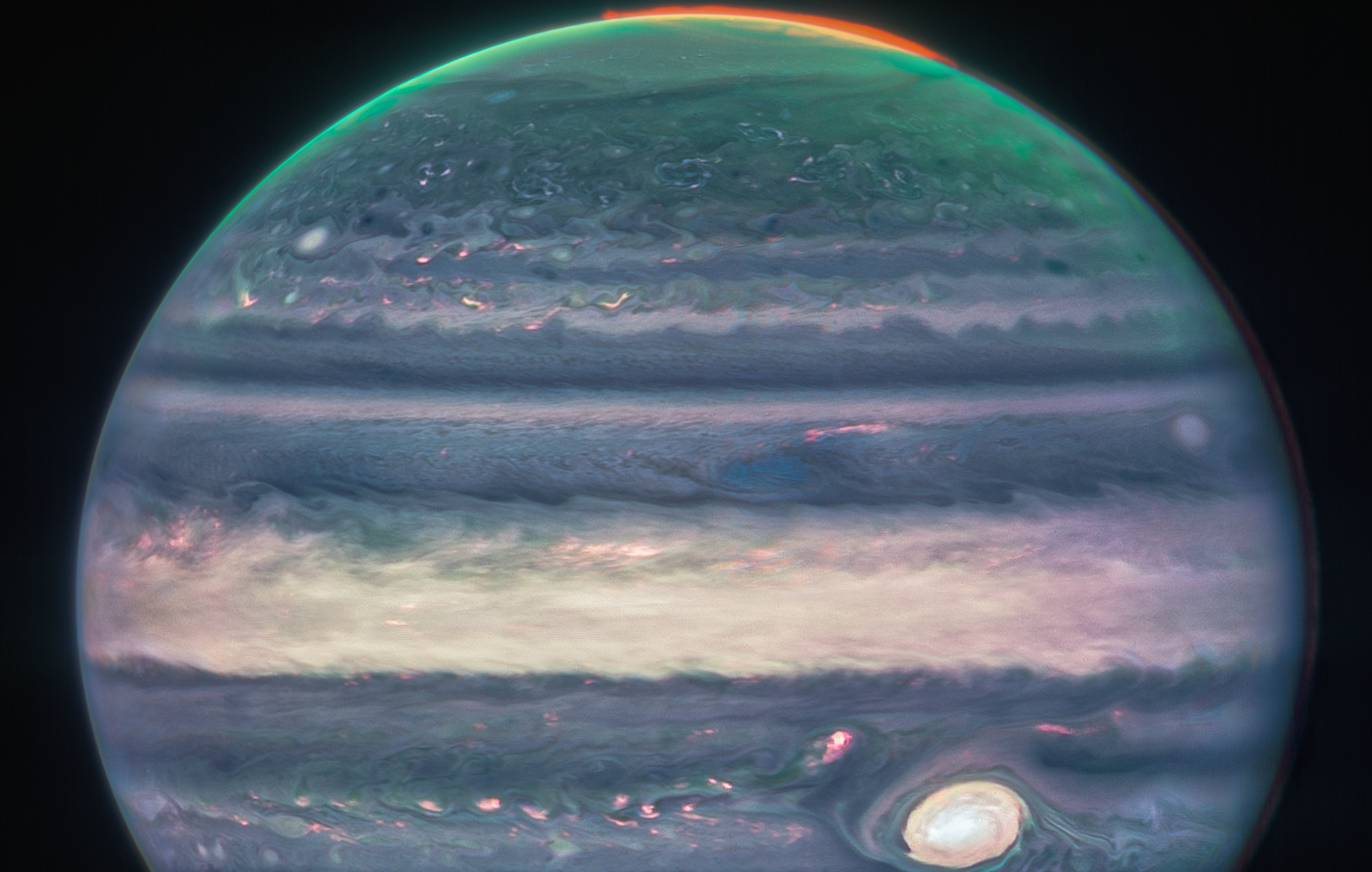 El telescopio espacial James Webb captura las impresionantes auroras de Júpiter
