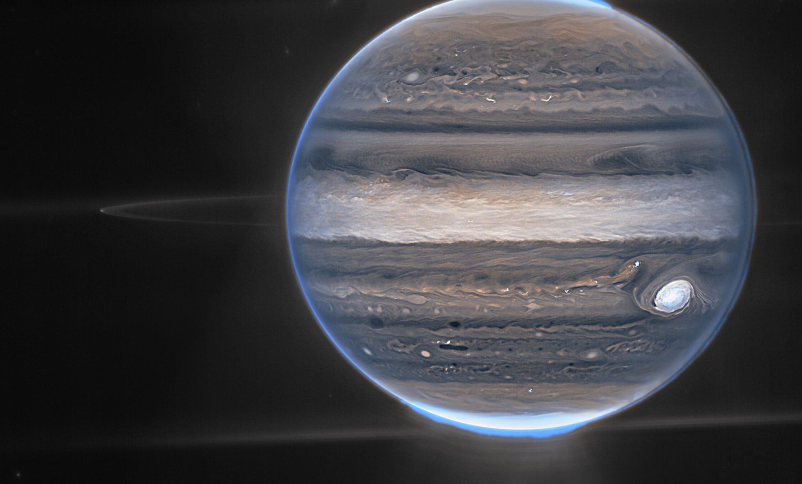 Las nuevas imágenes del telescopio espacial James Webb revelan asombrosos detalles de Júpiter