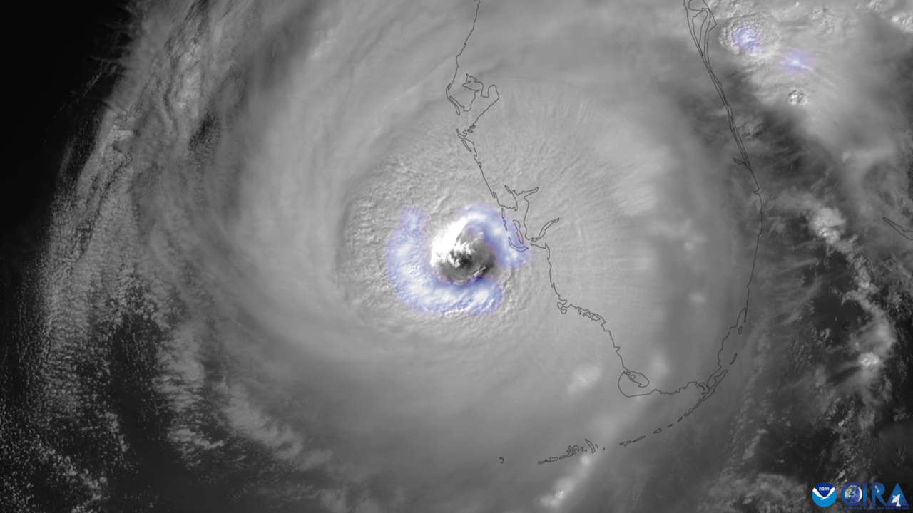 Un Asombroso Vídeo Muestra El Gran Poder De Devastación Del Huracán Ian Desde El Espacio 