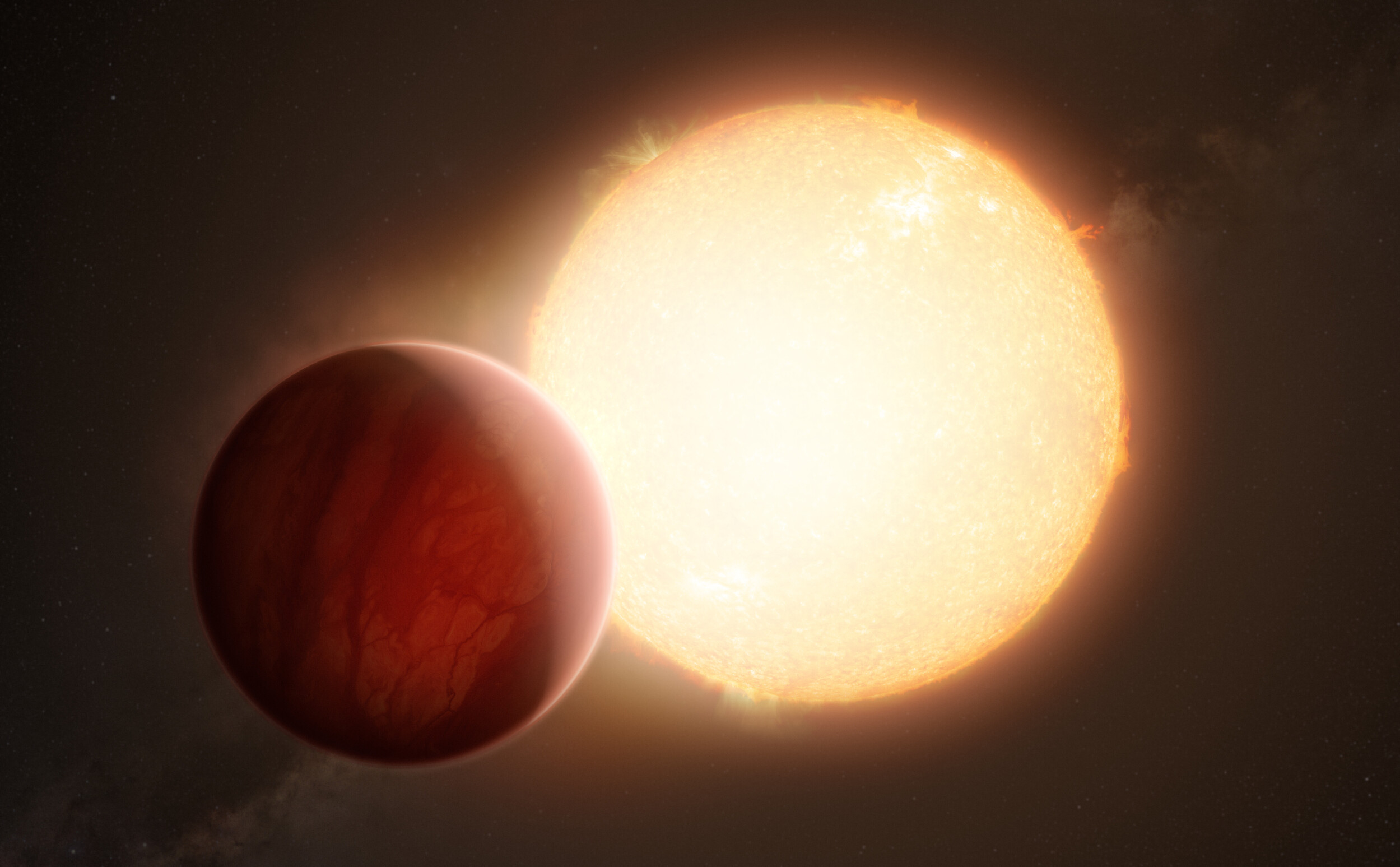 Descubren el elemento más pesado jamás detectado en la atmósfera de un exoplaneta