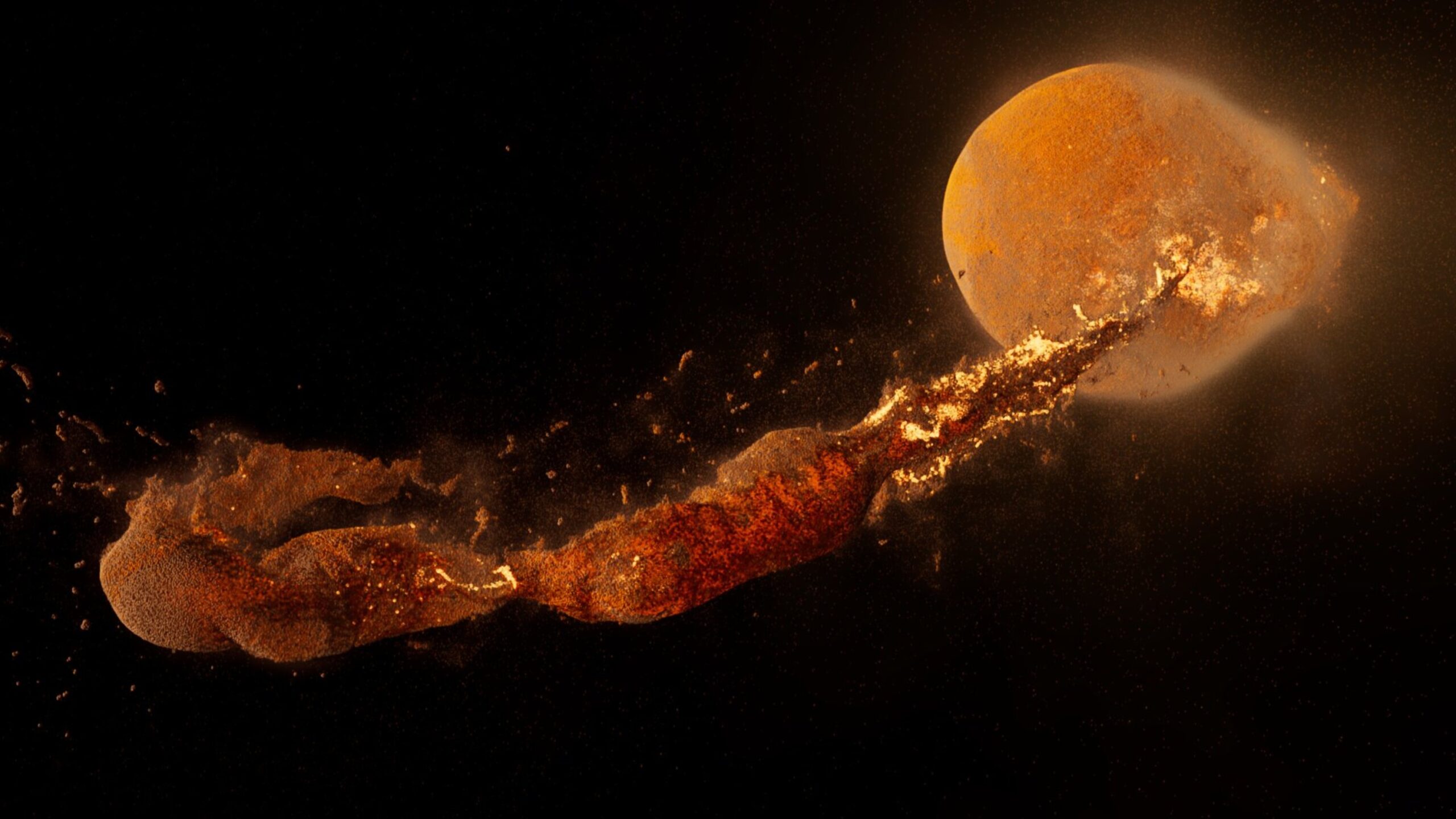 La Luna se pudo formar en cuestión de horas al chocar con un objeto del tamaño de Marte