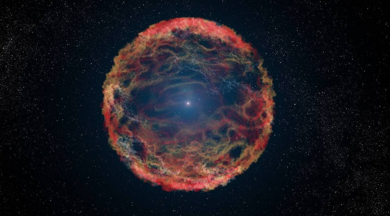 El telescopio espacial Hubble capta la explosión de una supernova
