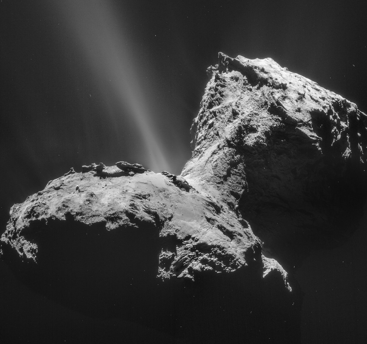 ESA Rosetta NavCam 20150131 Mosaic