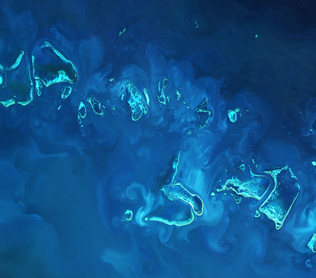 Great Barrier Reef image from Sentinel 2A satellite