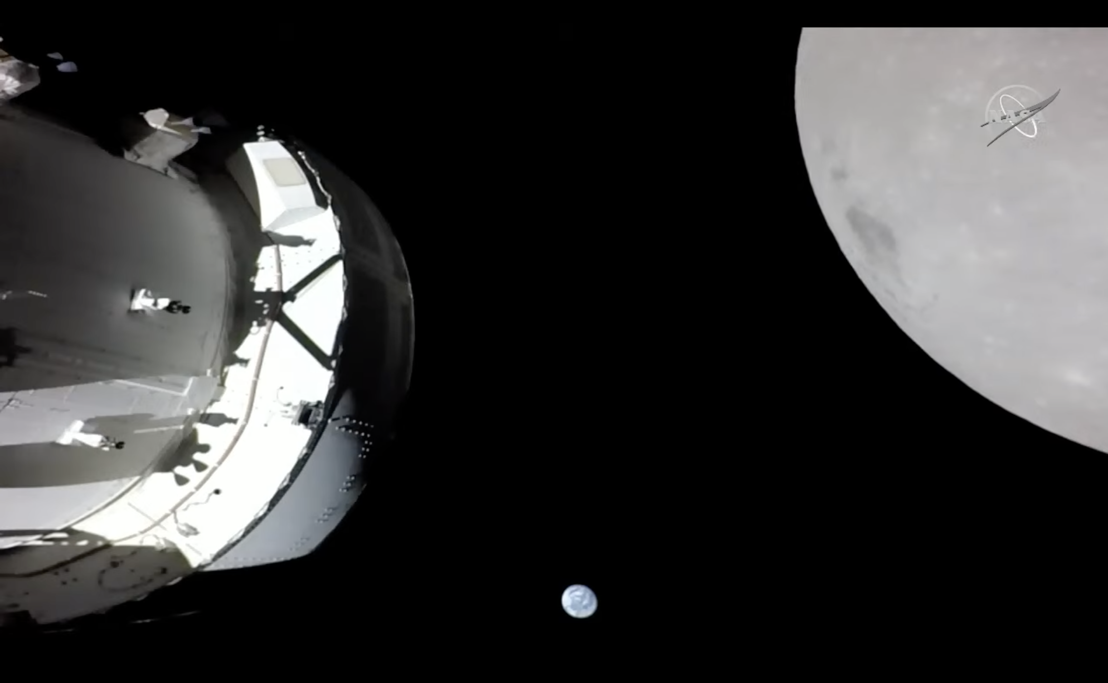 Histórico: la nave espacial Orión de la NASA entra en órbita lunar