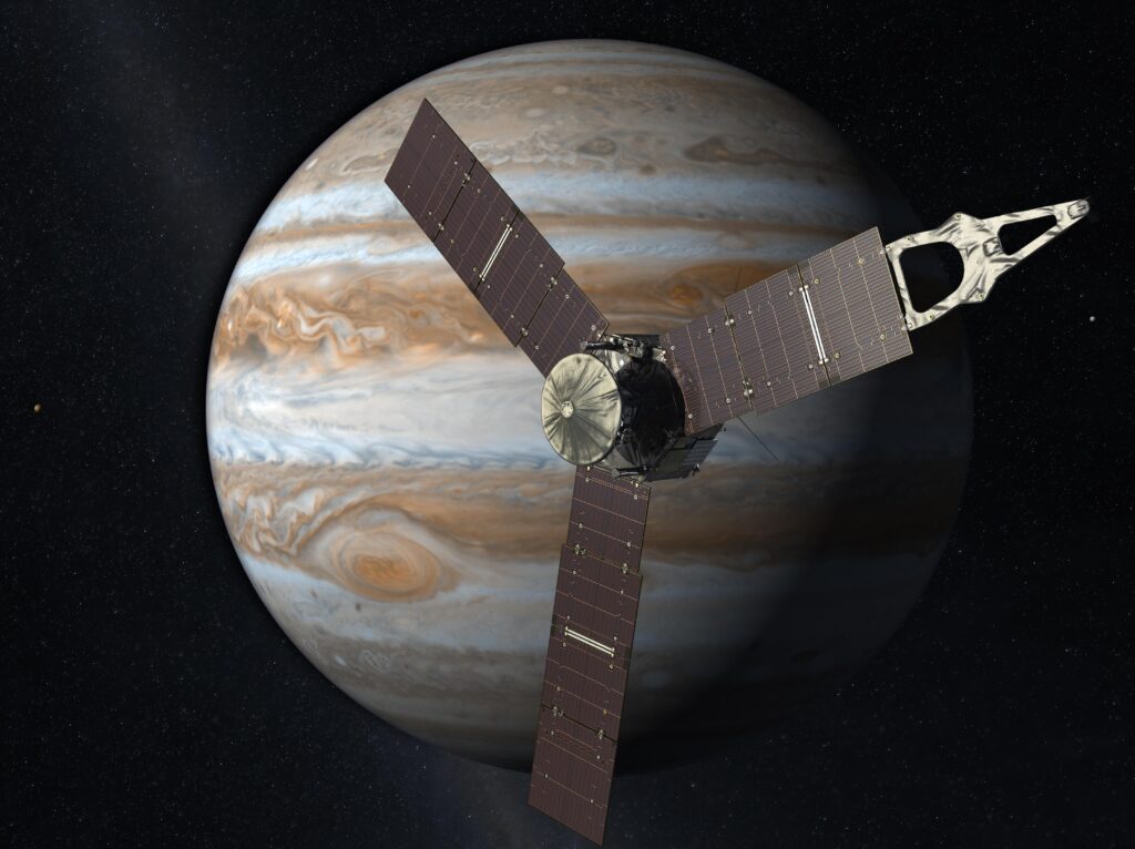 La sonda Juno sobrevuela Júpiter