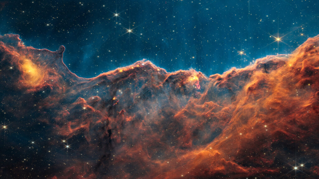 Una de las cinco primeras imágenes científicas del James Webb que fueron mostradas al público para demostrar las nuevas capacidades del observatorio espacial. Créditos: NASA, ESA