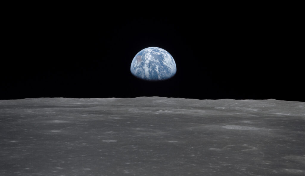 La Tierra vista desde la Luna. NASA