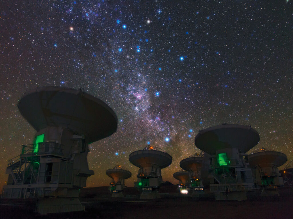 Red de telescopios escuchan el universo