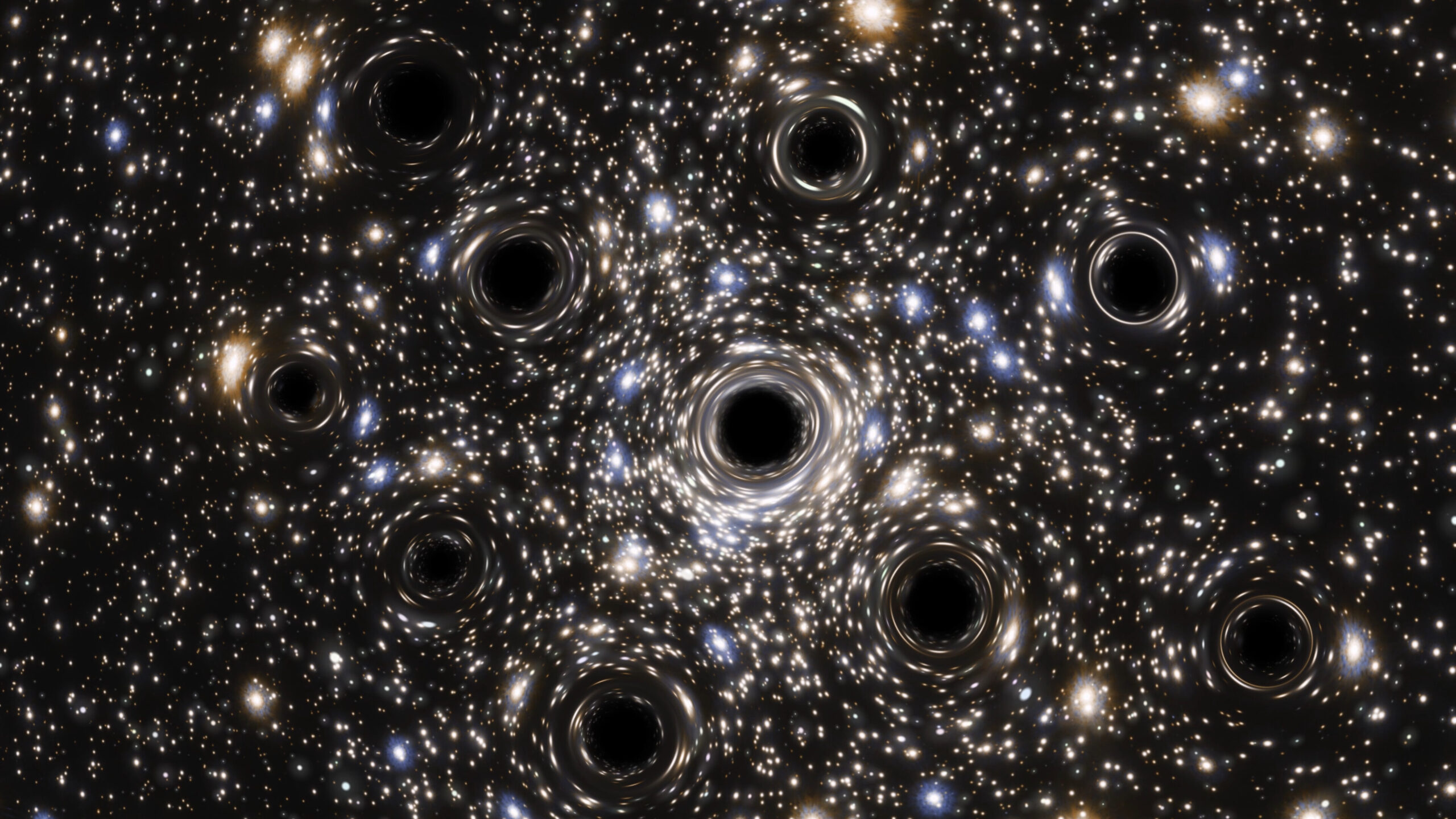 Cómo podríamos detectar agujeros negros primitivos del tamaño de un átomo