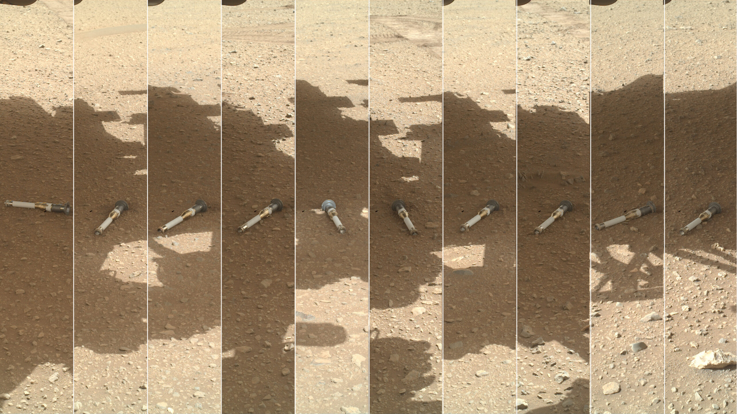 Imagen histórica: las primeras muestras de Marte que volverán a la Tierra