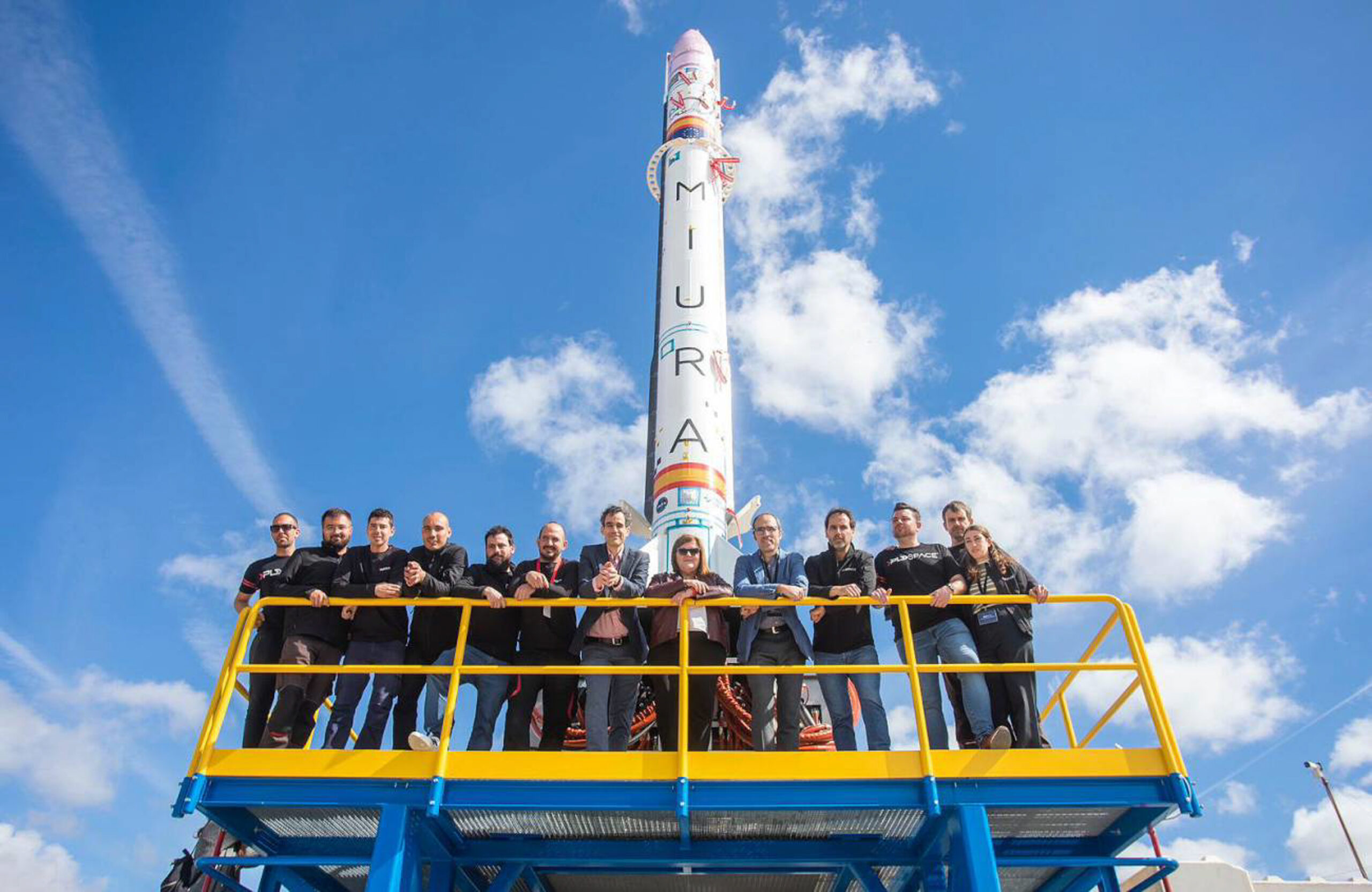 El cohete español Miura 1 listo para su lanzamiento