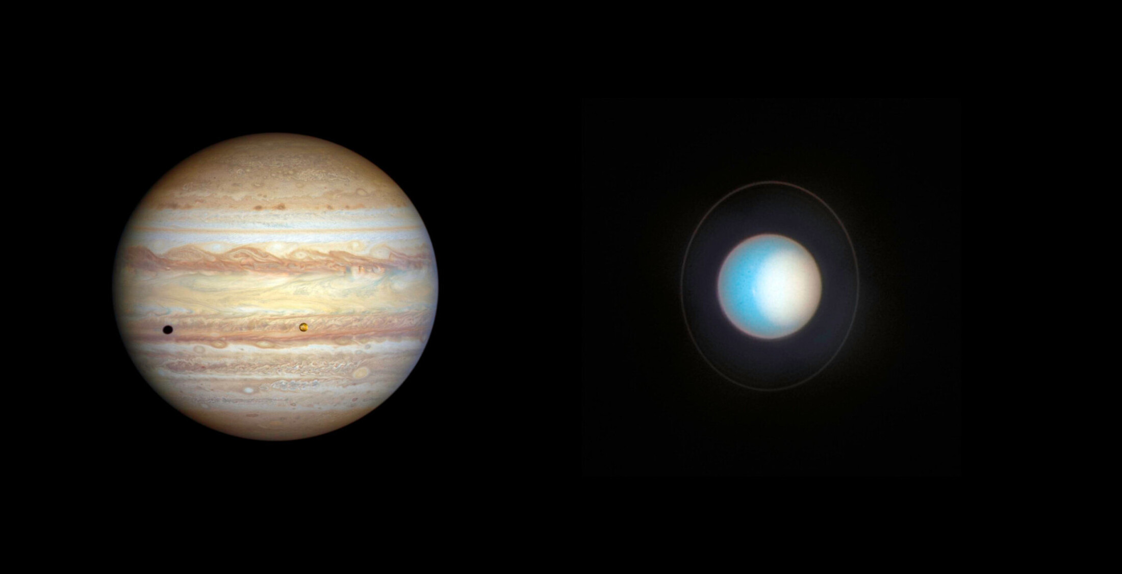 El Hubble presenta asombrosas nuevas imágenes de Júpiter y Urano