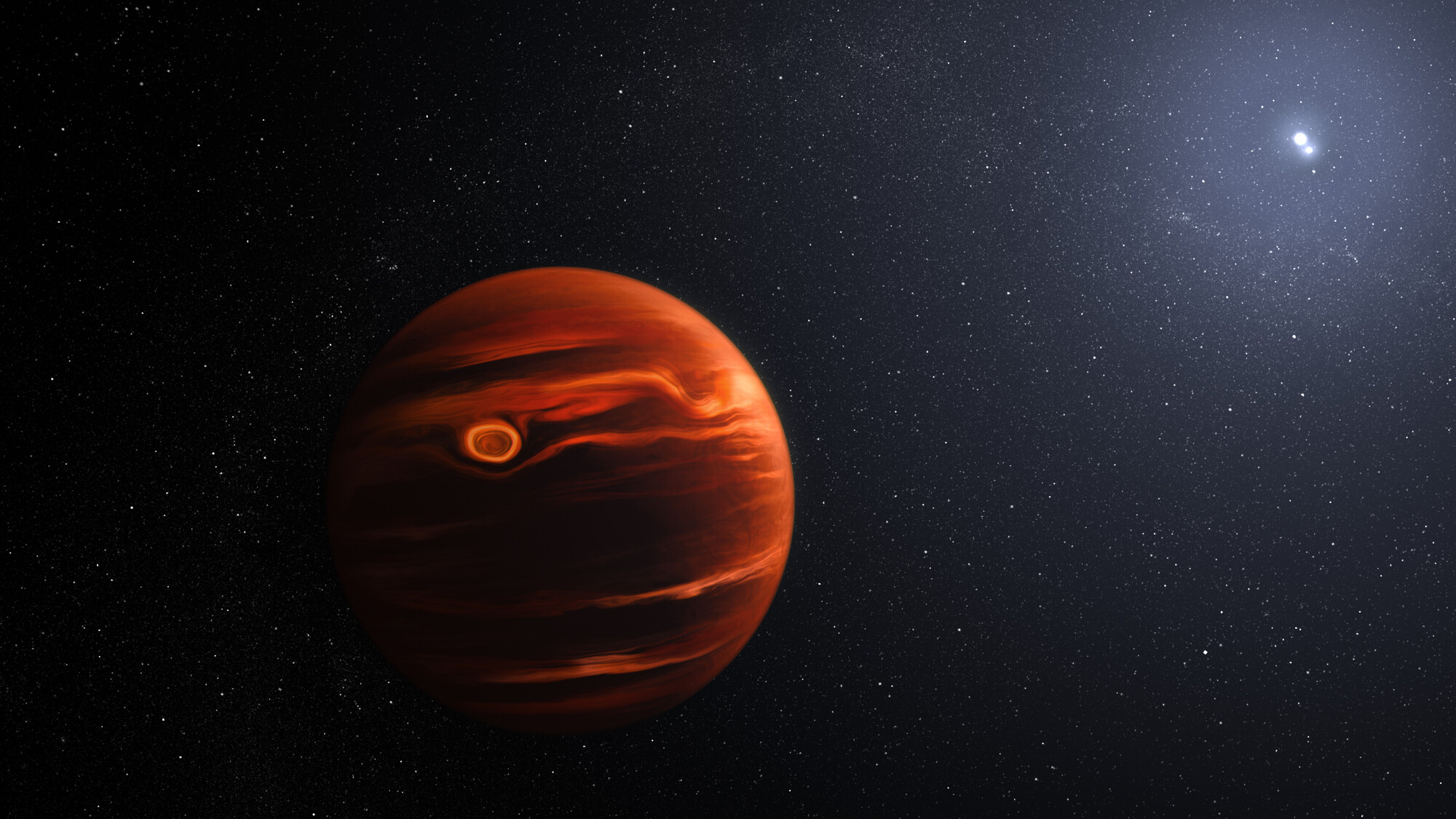 James Webb divisa nubes en un exoplaneta que orbita dos estrellas