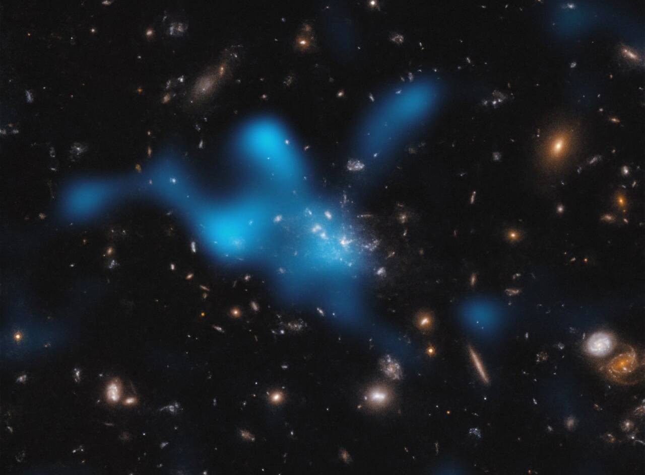 Observado el nacimiento de un remoto cumulo de galaxias del universo temprano