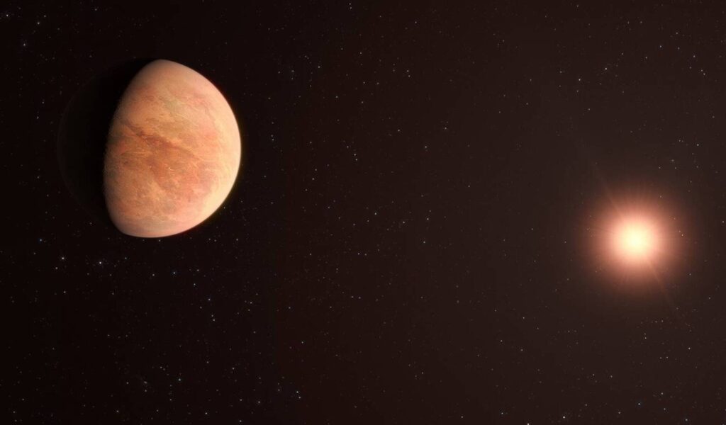 Un exoplaneta rocoso con la mitad de la masa de Venus 1