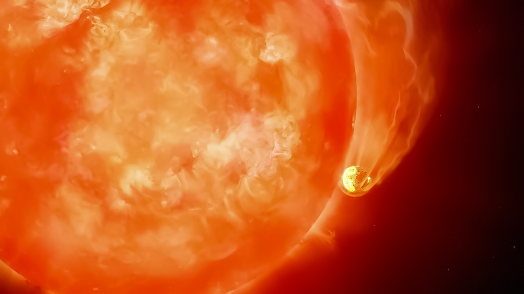 Primera observación de una estrella tragándose un planeta revela el trágico final que tendrá la Tierra