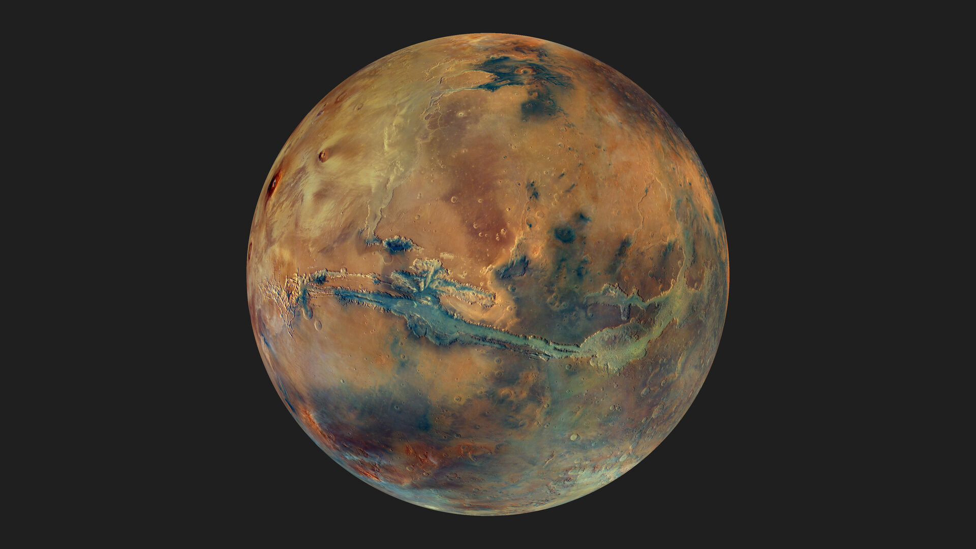 La Agencia Espacial Europea difunde impresionantes nuevas imágenes de Marte